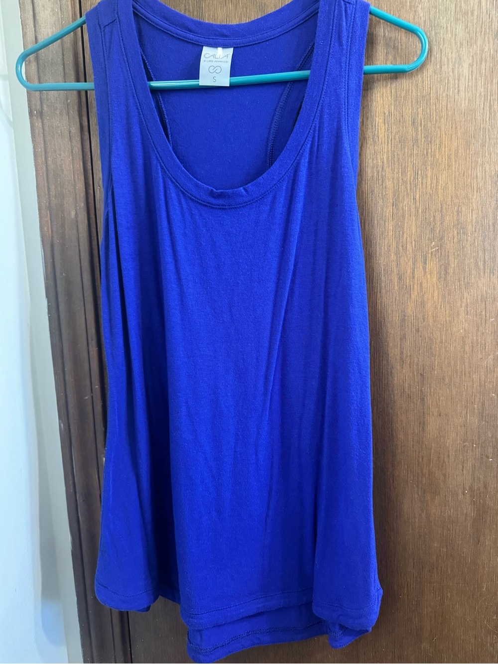 CALIA by Carrie Underwood Blue Scoop Neck Tank